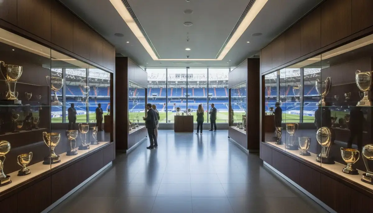Bernabéu Tour · trophy room