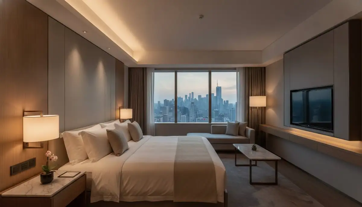 Luxury hotel suite