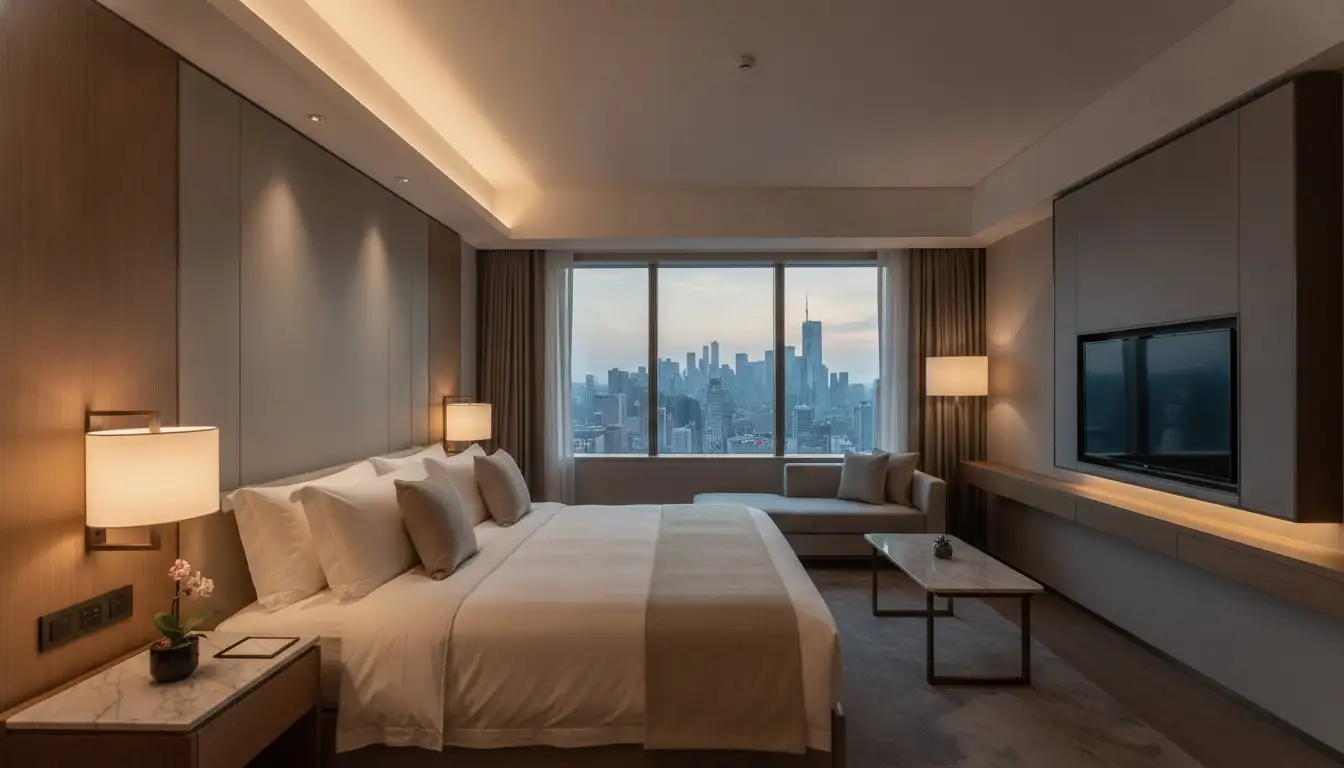 Luxury hotel suite